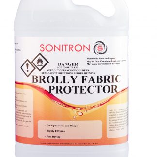 Brolly Fabric Protector solution in White bottle