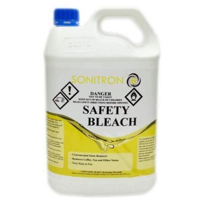 Sonitron Safety Bleach - Bottle with Yellow text - Glocally Mine