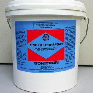 Powdered Pre spray in white pail - Sonitron - Glocally Mine